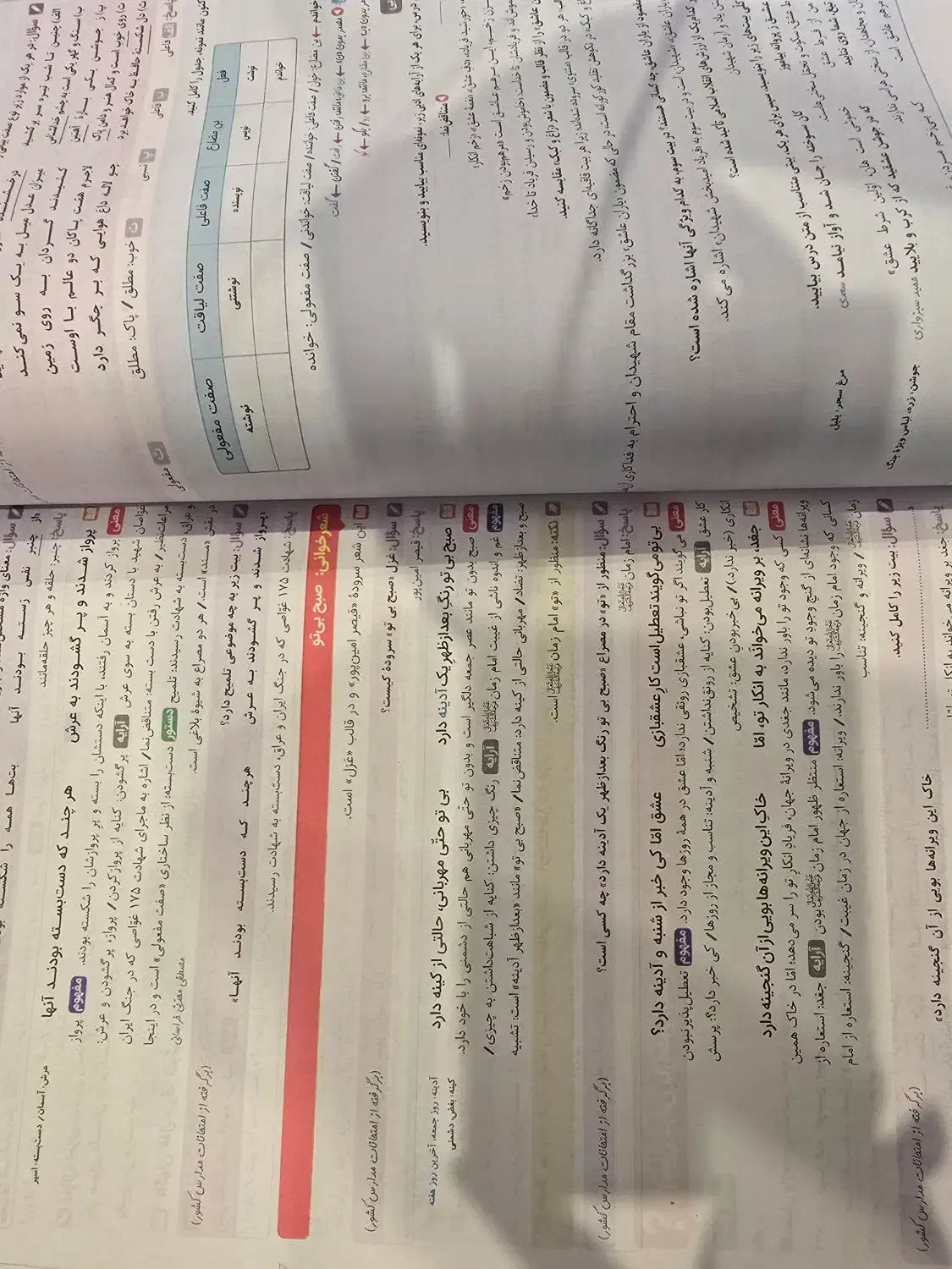 کتاب فارسی ماجرای بیست یازدهم انسانی سال ۱۴۰۳|کتاب و مجله آموزشی|رشت, سعدی (تختی)|دیوار