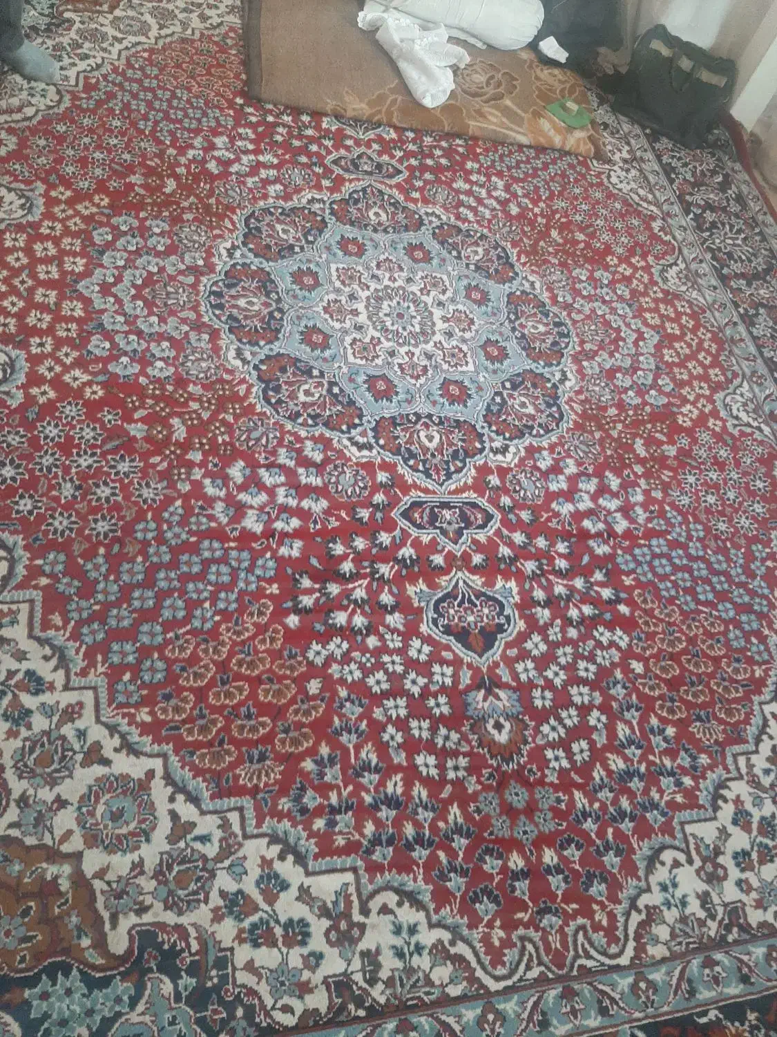 فرش ۱۲متری تمیز و سالم|فرش|قم, تعویض پلاک|دیوار