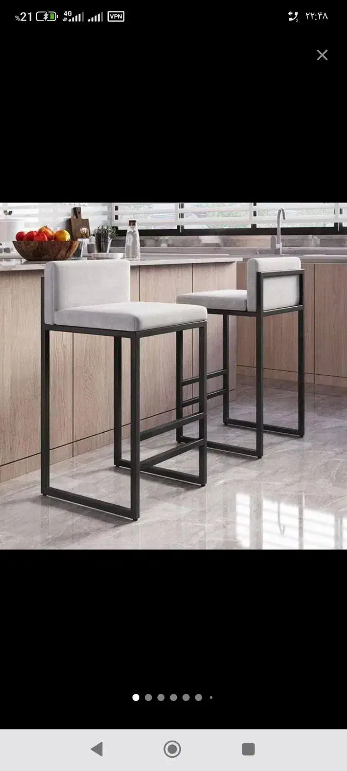 صندلی کانتر اپن|صندلی و نیمکت|شیراز, بید زرد|دیوار