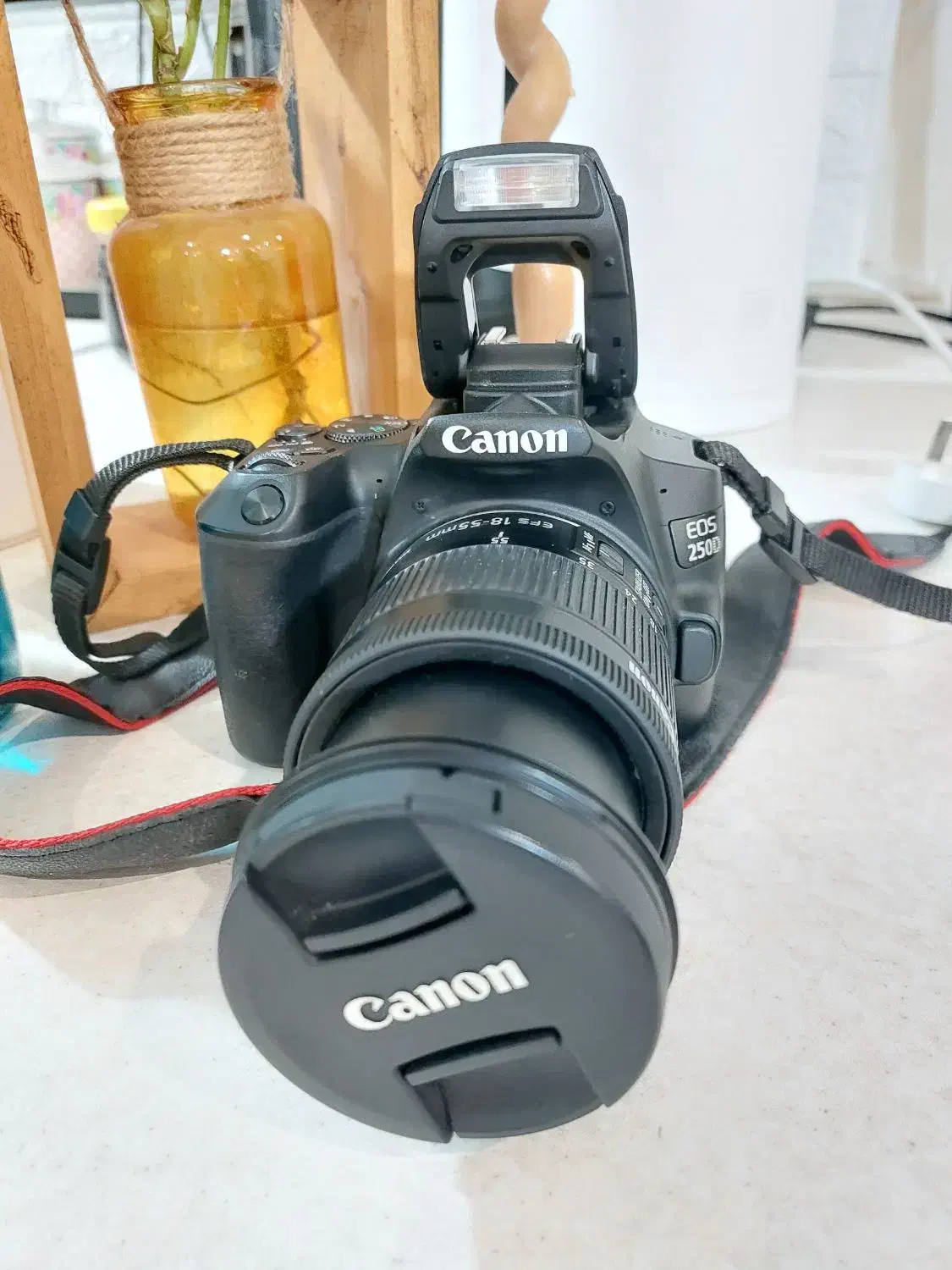 دوربین کنن 250D + لنز ۱۸-۵۵ STM فقط ۵۴۰۰ شات|دوربین عکاسی و فیلم‌برداری|ایذه, |دیوار