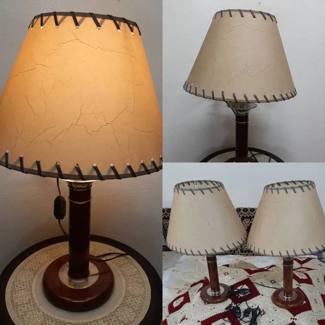 آباژور طرح چوب|چراغ خواب و آباژور|شاهین‌شهر, حافظ جنوبی|دیوار