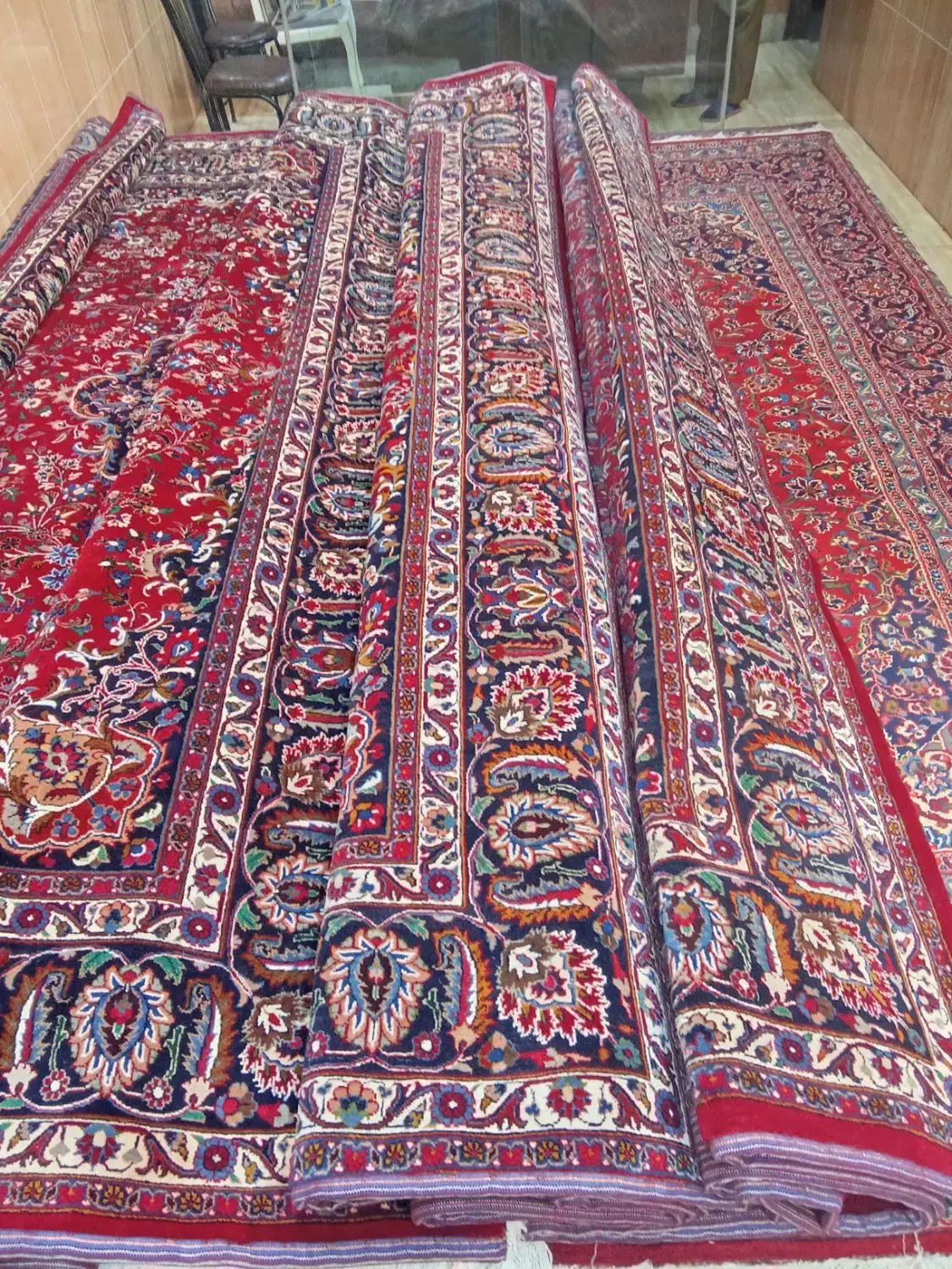 ۳تخته فرش ۱۲متری دست دوم|فرش|مشهد, عامل|دیوار