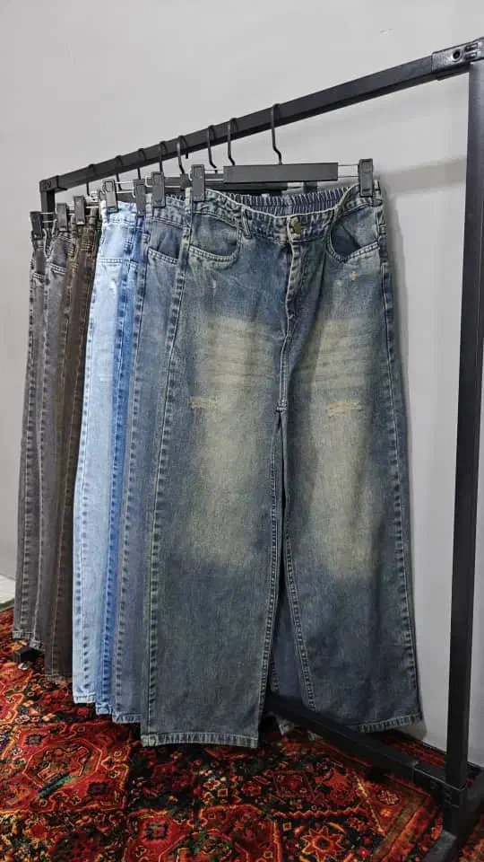 شلوار جین نیم بگ|لباس|دهلران, |دیوار