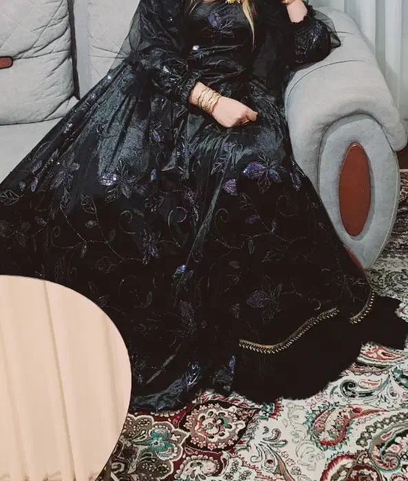 لباس محلی مخمل مشکی|لباس|یاسوج, |دیوار