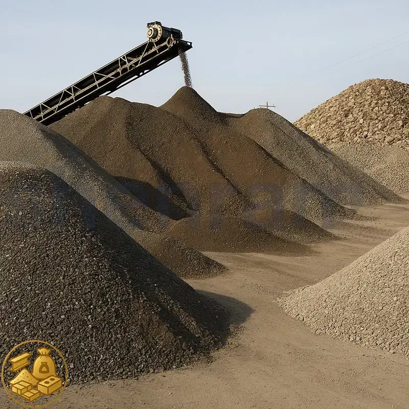 شن شسته زیر قیمت بازار و معدن|مصالح و تجهیزات ساختمان|کرمان, |دیوار