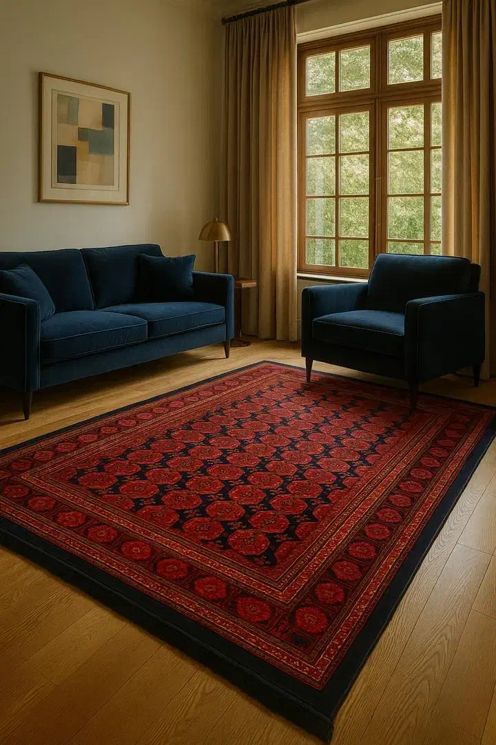 فرش نو طرح سنتی|فرش|شیراز, حومه شیراز|دیوار