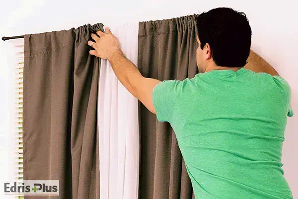 نصب پرده،انواع پرده فوری|خدمات پیشه و مهارت|بروجرد, |دیوار