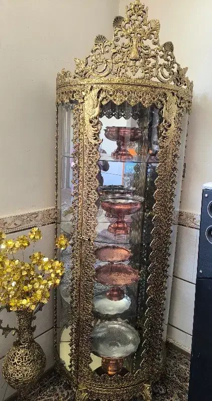 بوفه  طرح برنز در حد نو|بوفه، ویترین، کنسول|بیجار, |دیوار