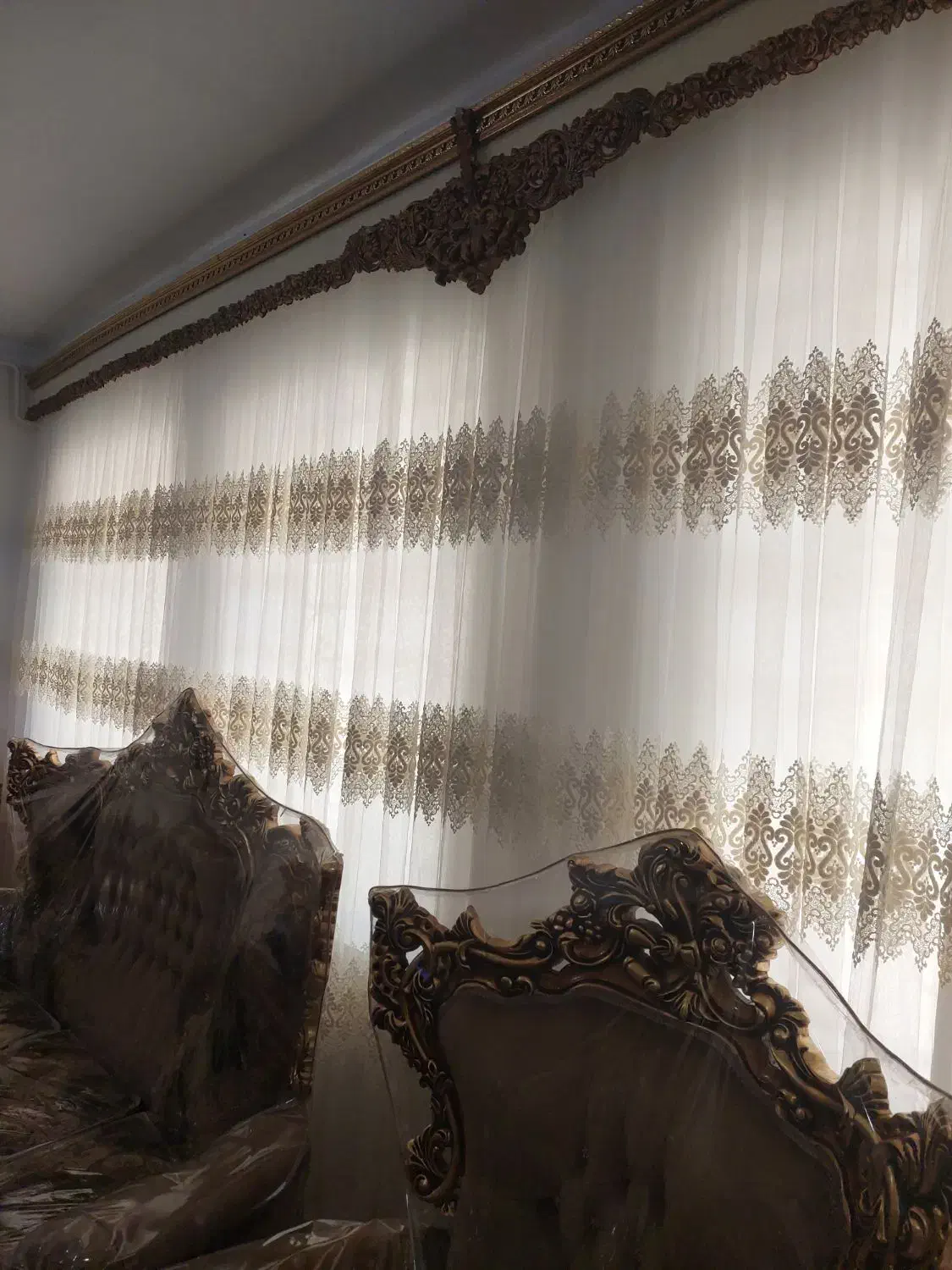 پرده دوخته شده|پرده، رانر، رومیزی|هشتگرد, شهرک بعثت|دیوار