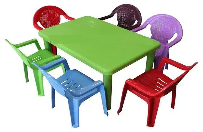 میز و صندلی های پلاستیکی ناصر|تخت و صندلی بچه|نوشهر, |دیوار