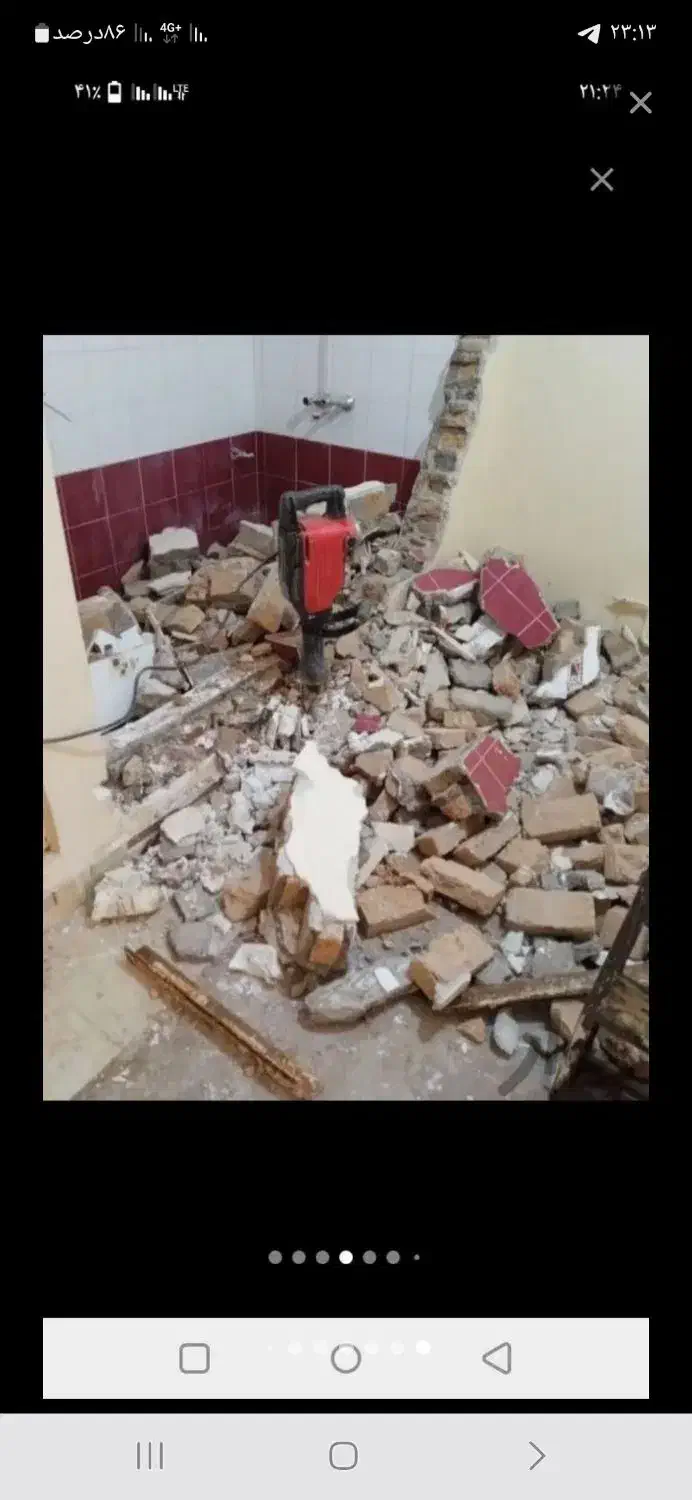 بتن کنی و تخریب دژبر و تغییرات منصفانه|خدمات پیشه و مهارت|تبریز, |دیوار