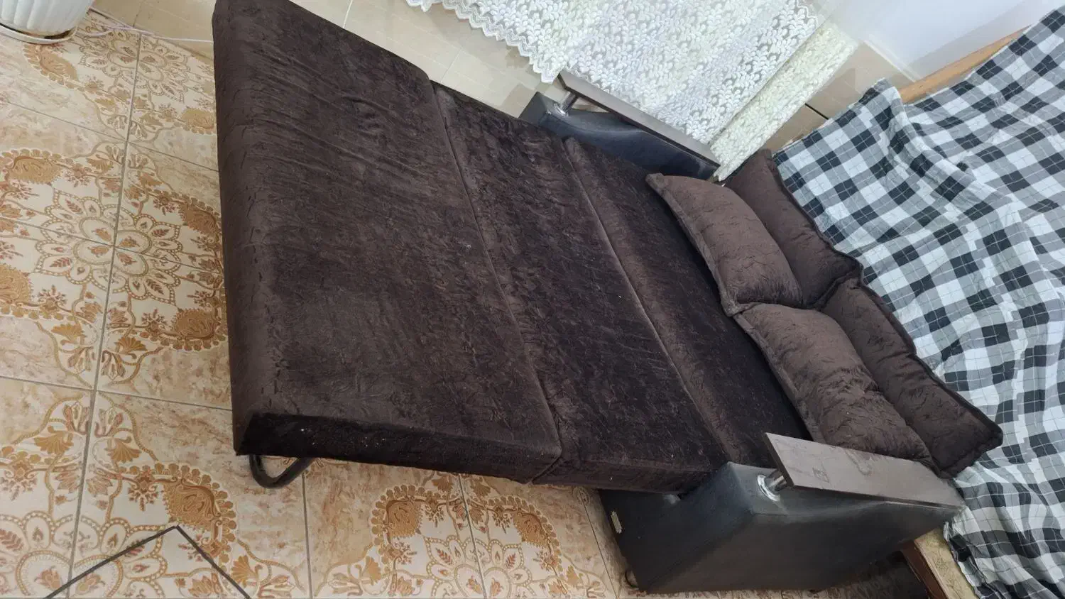 مبل سه نفره تخت شو|تخت و سرویس خواب|شیراز, شهرک رضوان|دیوار