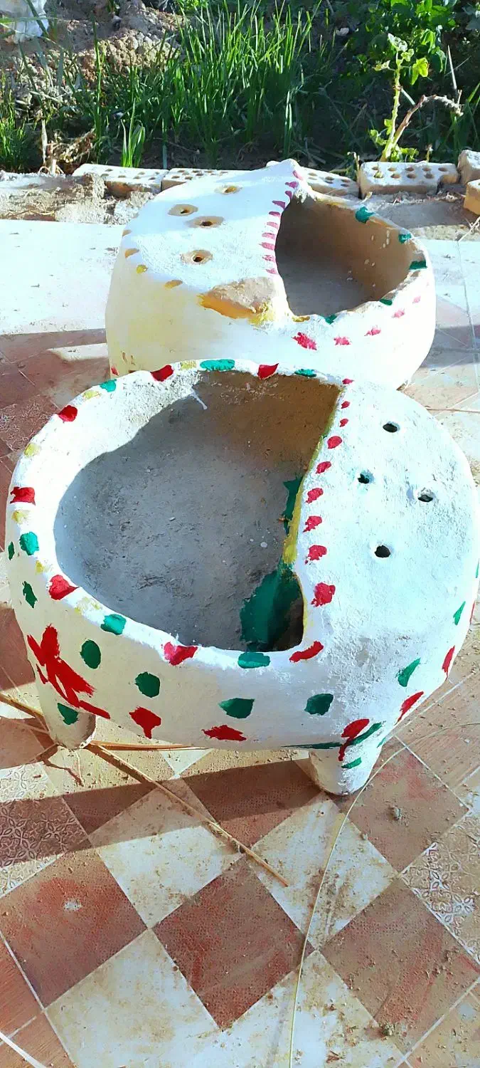 منقل گلی|صنایع دستی و سایر لوازم تزئینی|شادگان, |دیوار