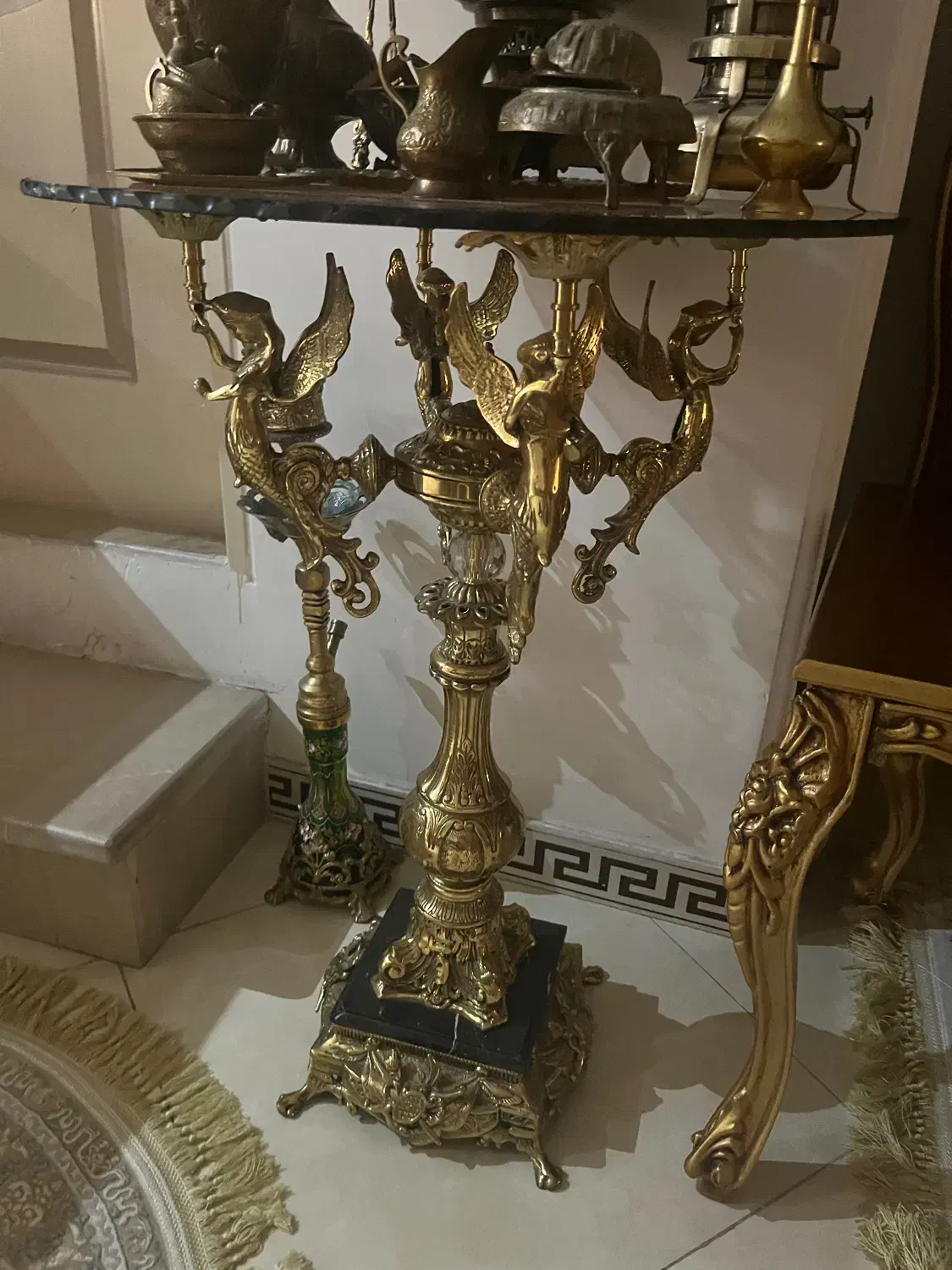 میز و دکوری برنز|مجسمه، تندیس، ماکت|ری, فیروزآبادی|دیوار