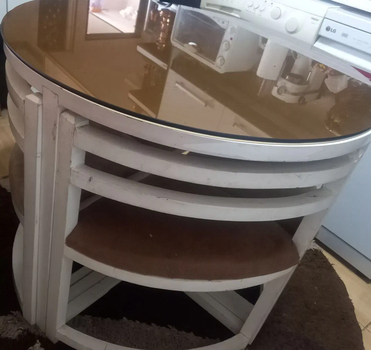 میز وصندلی کم جا ۴ نفره|میز و صندلی غذاخوری|کرمان, |دیوار