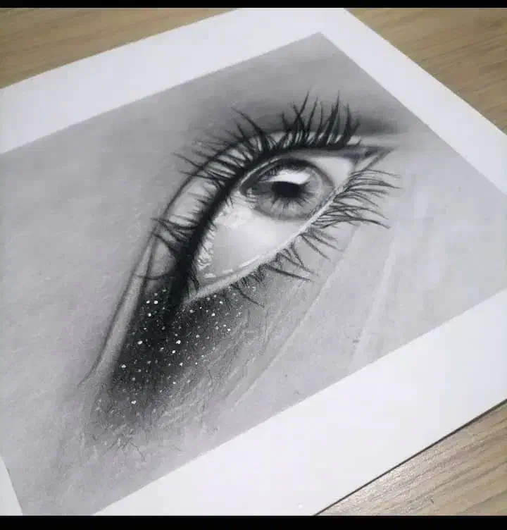 طراحی سیاه قلم|تابلو، نقاشی، عکس|بم, |دیوار