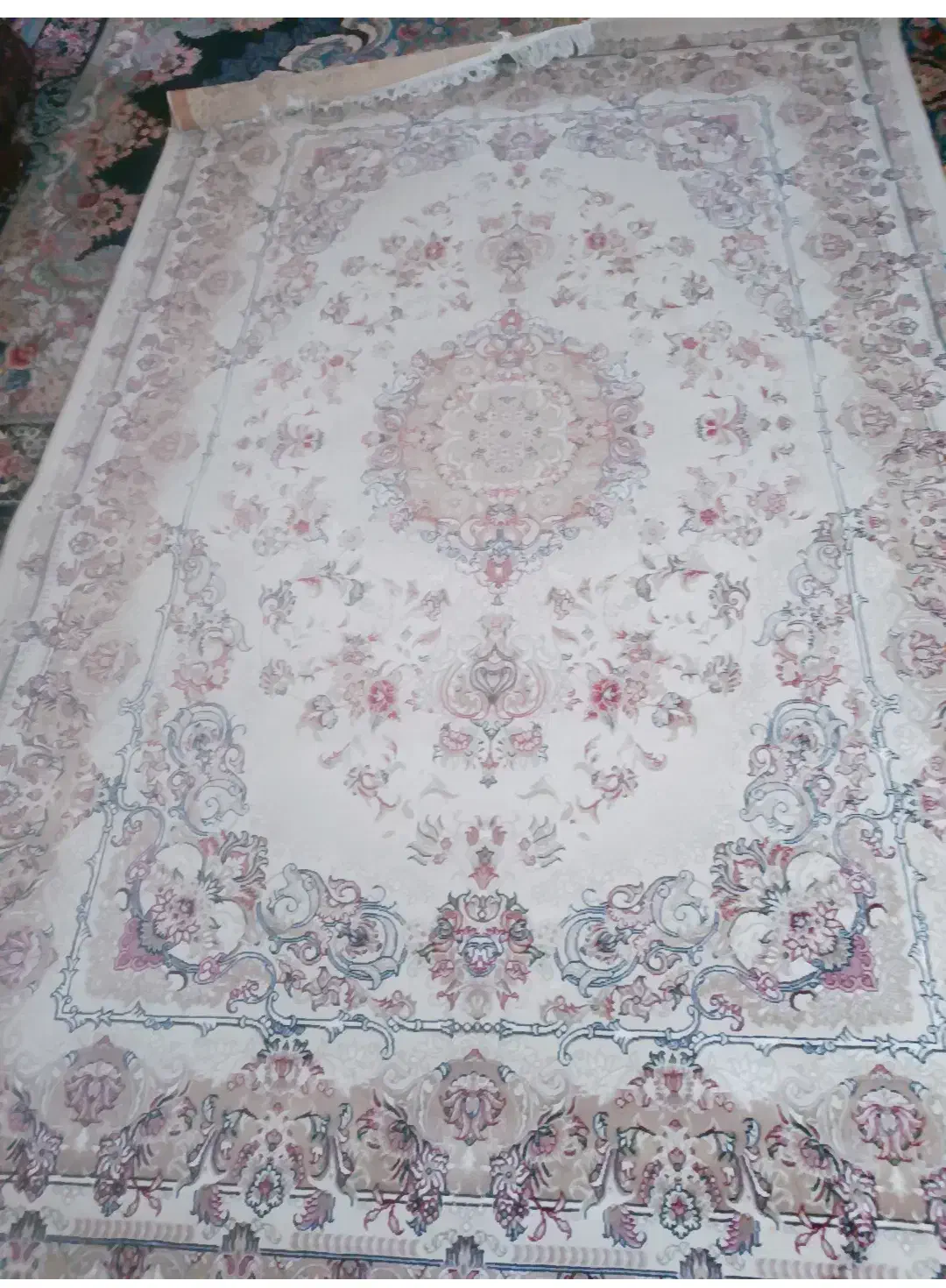 دو عدد فرش۶متری جنس خوب تمامنخ|فرش|فاضل آباد, |دیوار