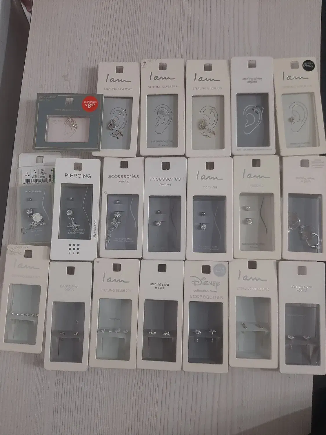 گوشواره و پریسینگ نقره آمریکایی|بدلیجات|قم, پردیسان|دیوار