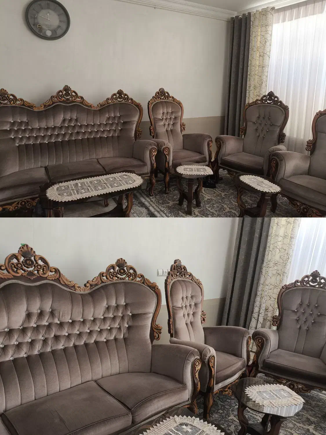 مبل راحتی سلطنتی|مبلمان خانگی و میز عسلی|گناباد, |دیوار