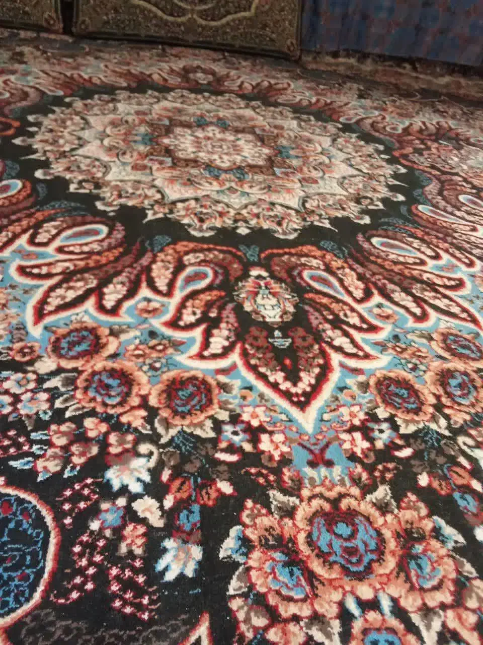 دو تخته فرش ۱۲متری در حد نو|فرش|خمین, |دیوار