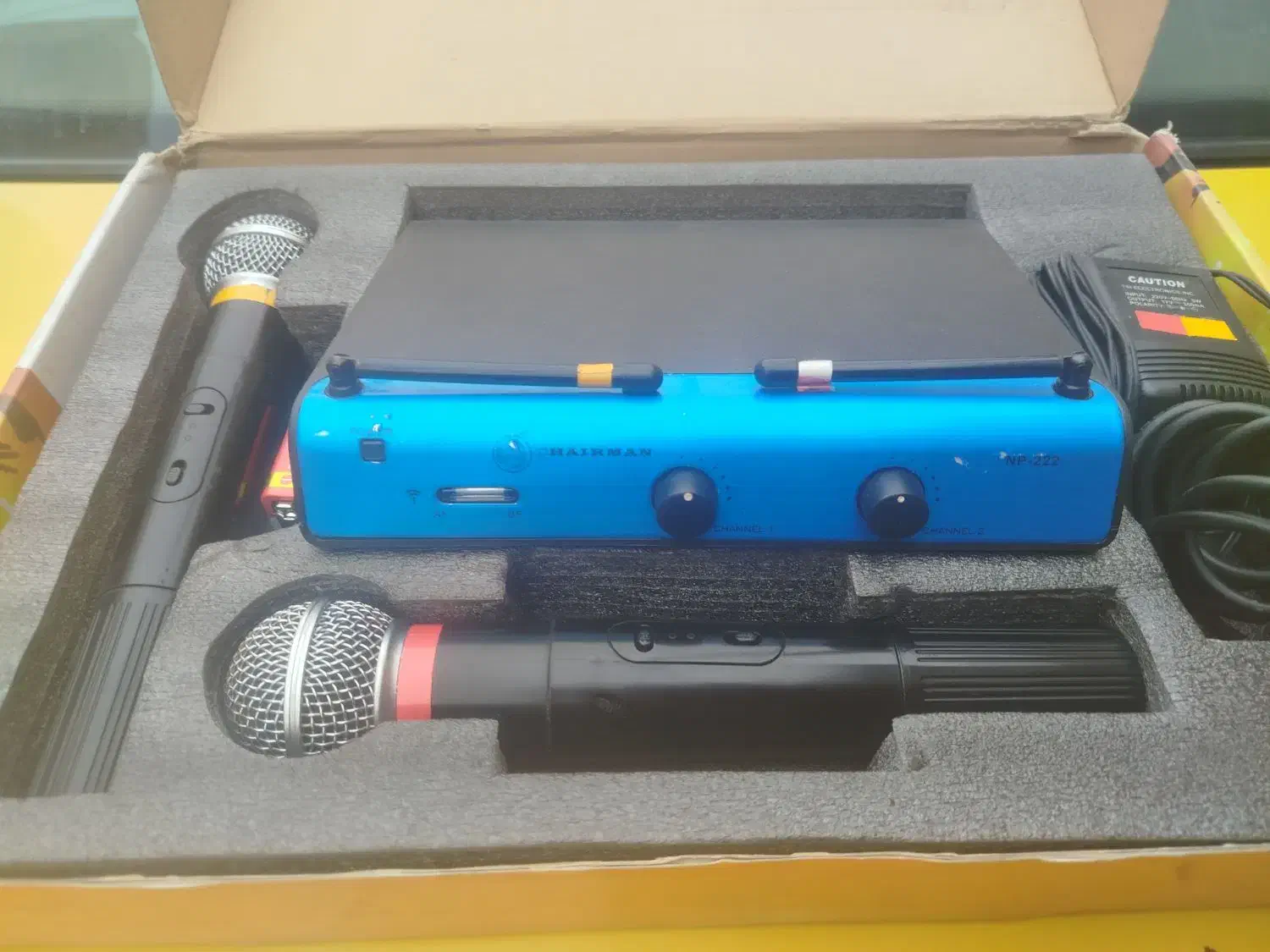 فروش میکروفن بیسیم چیرمن در حد نو Chairman HH-222|صوتی و تصویری|قم, نیروگاه|دیوار