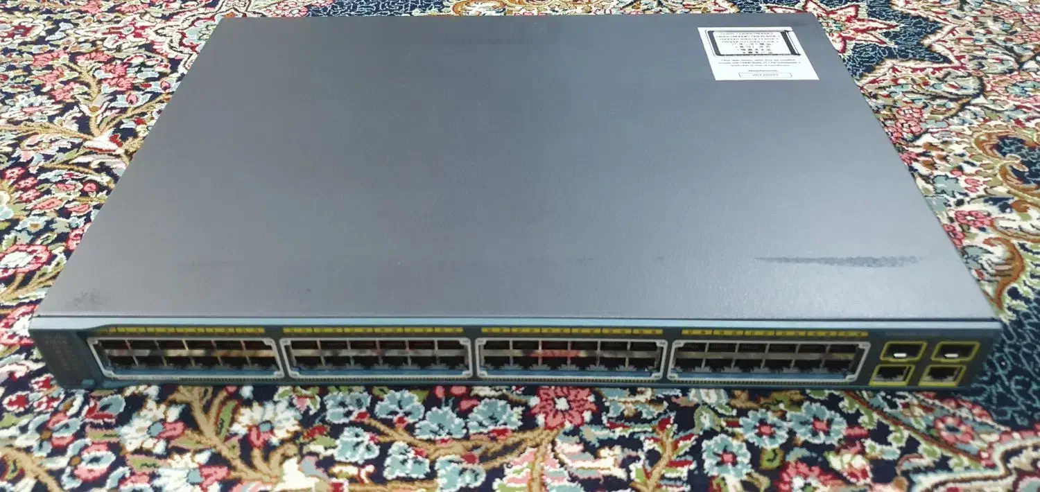 سوییچ سیسکو 48 پورت|مودم و تجهیزات شبکه|ری, ولی آباد|دیوار