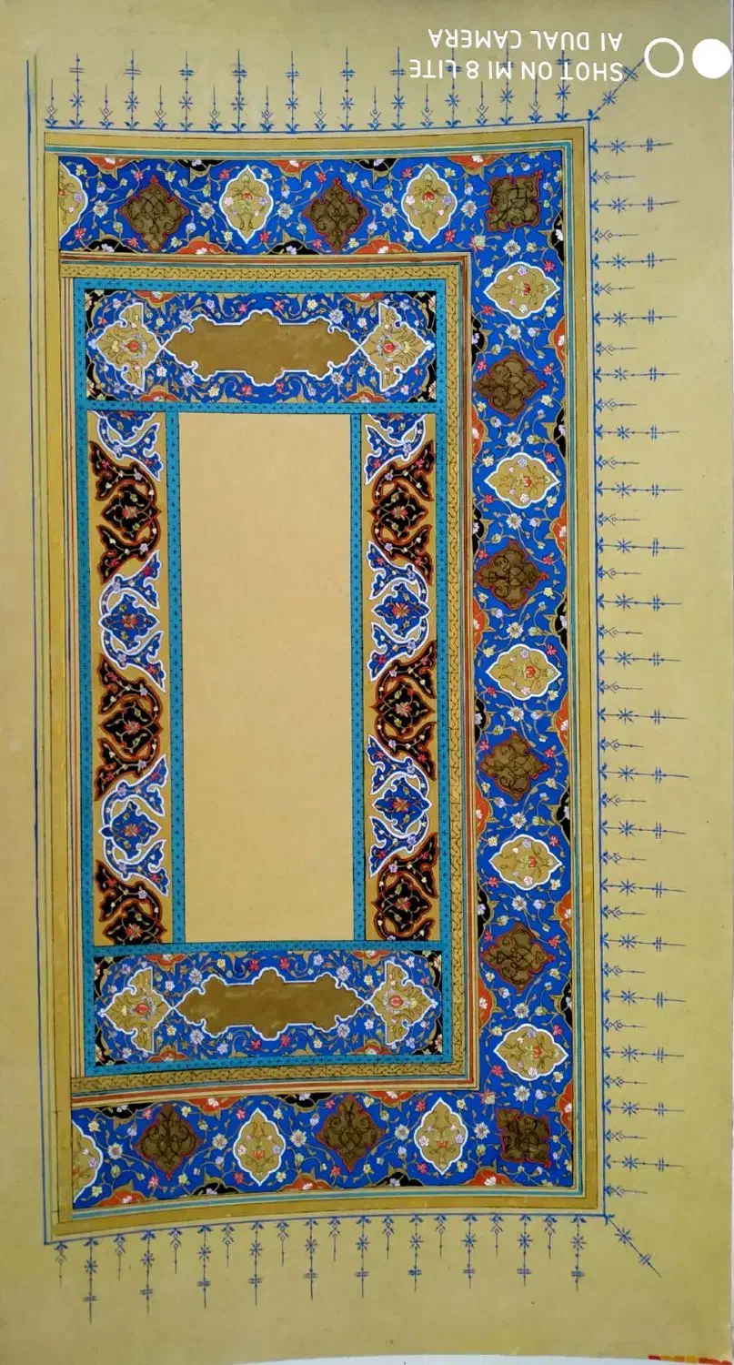 آموزش و سفارش هنر زیبای تذهیب (آموزش برای خانم ها)|خدمات آموزشی|قم, باجک یک|دیوار