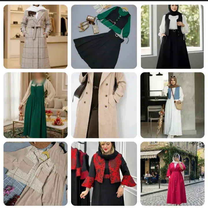 انواع لباس زنانه یلدایی،خونگی ، بیرونی و اداره ای|لباس|صدرا-فارس, باغشهر گلبهار صدرا|دیوار