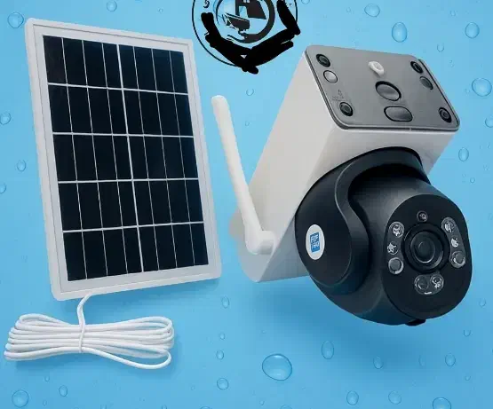 دوربین خورشیـدی2لـنز بدون بـرق ضـد آب|دوربین مداربسته|کرمان, |دیوار