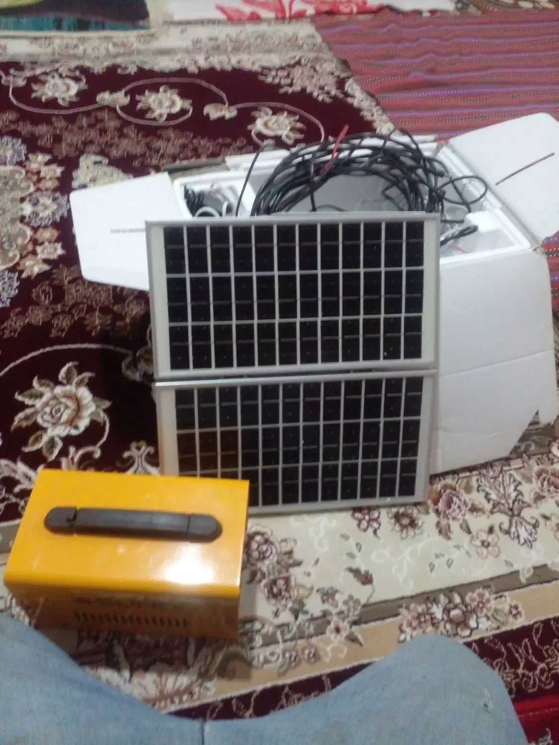 پنل خورشیدی ۱۲ولت|لامپ و چراغ|بیله سوار, |دیوار