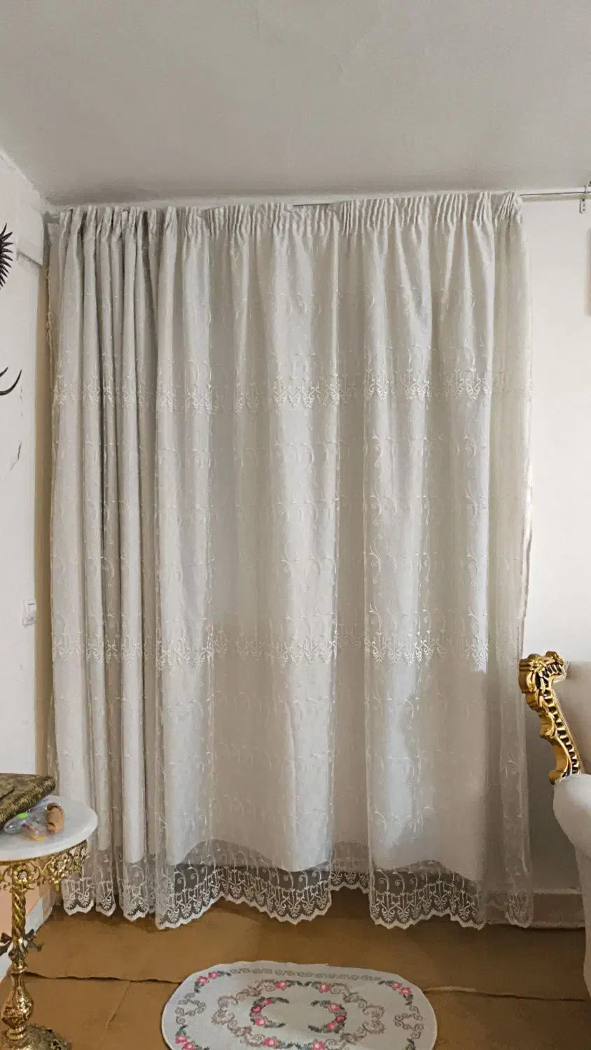 پرده به همراه آستر زیر|پرده، رانر، رومیزی|بندر ماهشهر, |دیوار