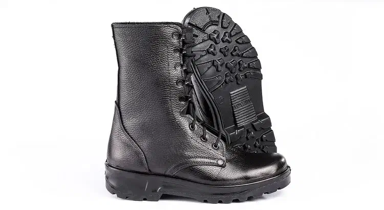 پوتین چرم مشکی بهمن ساتر کامپیوتری دیجیتال آقانژاد|کیف، کفش، کمربند|آران و بیدگل, |دیوار