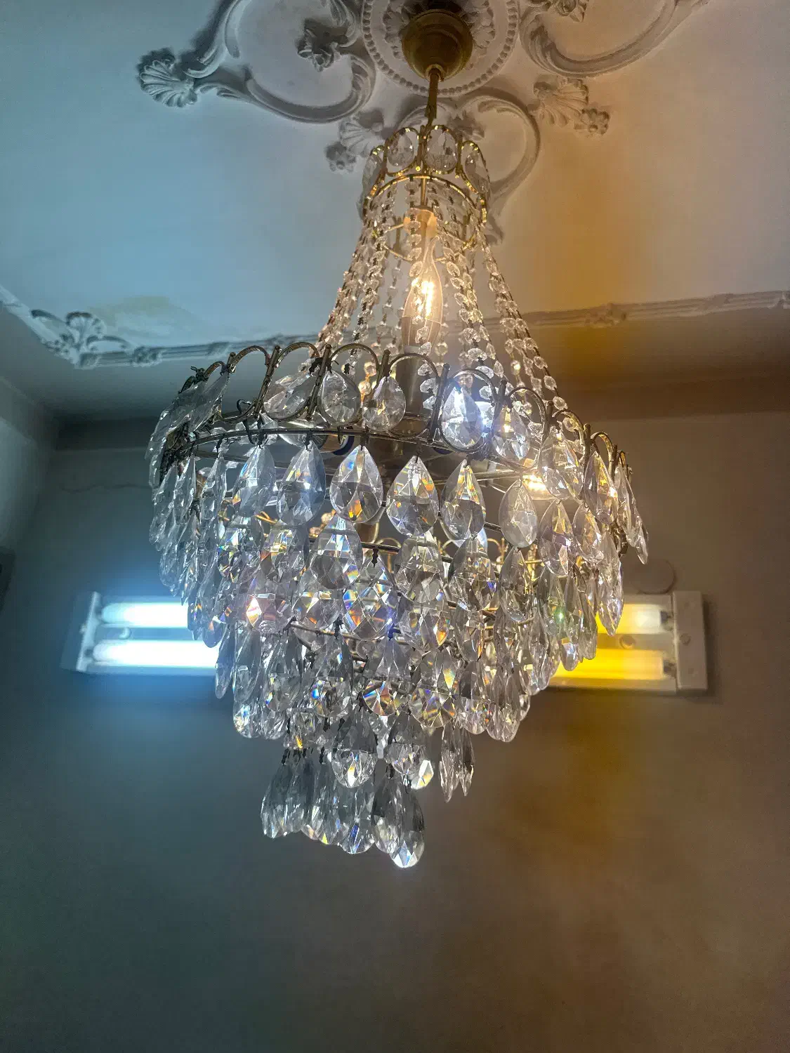 لوستر کریستال|لوستر و چراغ آویز|قزوین, |دیوار