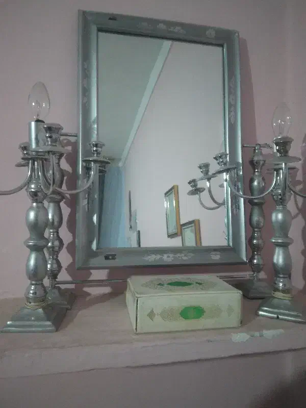 آیینه وشمعدان|آینه|اسدآباد, |دیوار