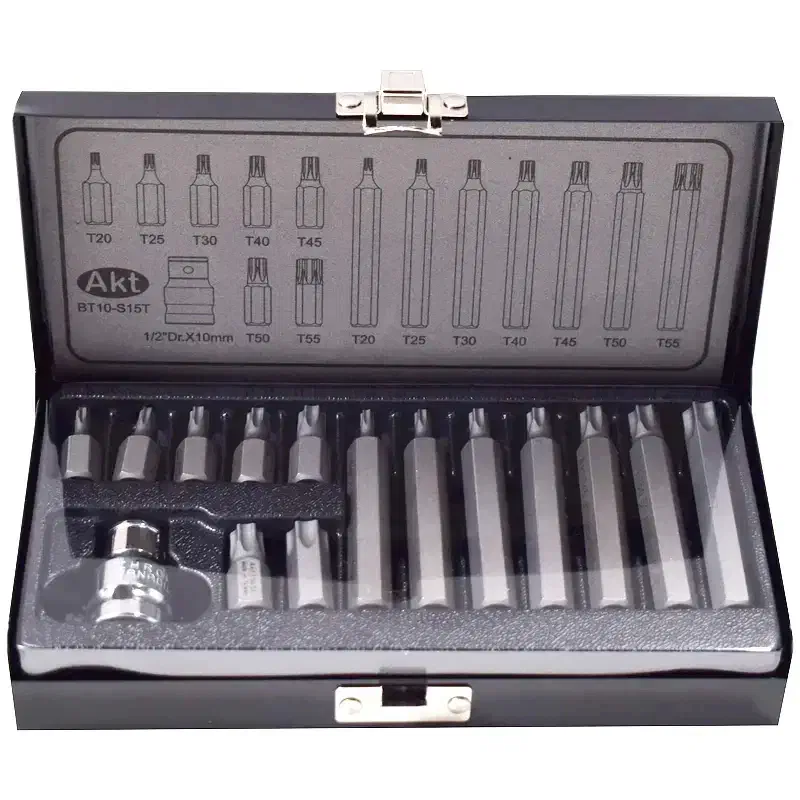 جعبه بیتهای15پارچه آلن شش گوش و ستاره ایAKT|ابزارآلات|اصفهان, سرتاوه|دیوار