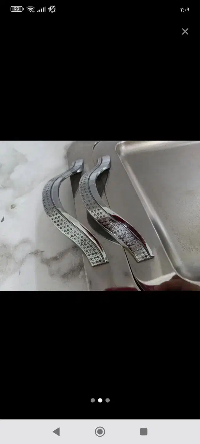 دوعدد سینی خیلی تمیزن|ظروف سرو و پذیرایی|دزفول, |دیوار