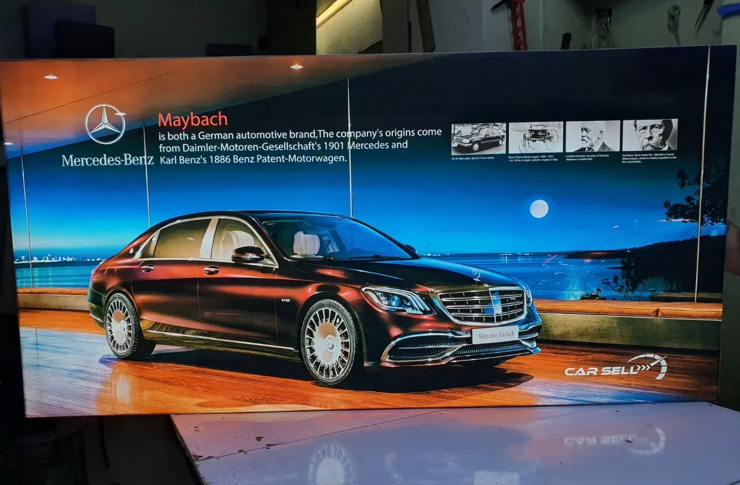 تابلو بکلایت لایت باکس فریم لس تکستایل چاپ یووی|خدمات پیشه و مهارت|اصفهان, ملک|دیوار