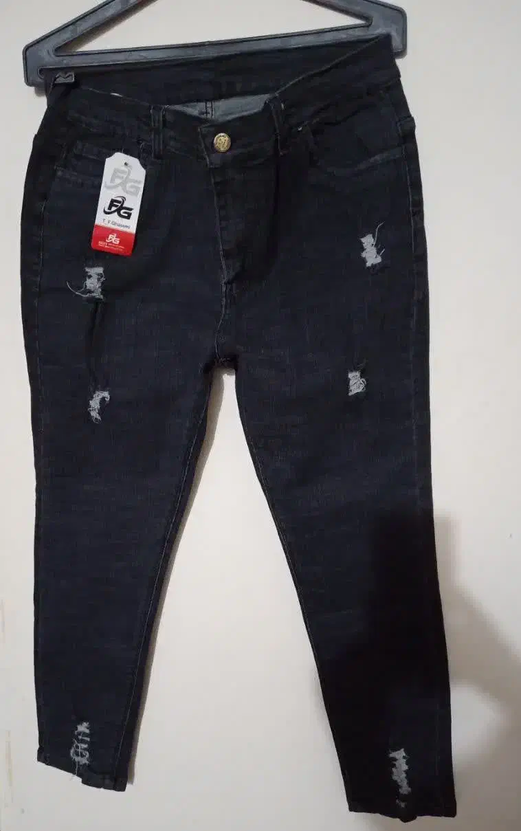 شلوار لی جین زغالی|لباس|بهبهان, |دیوار