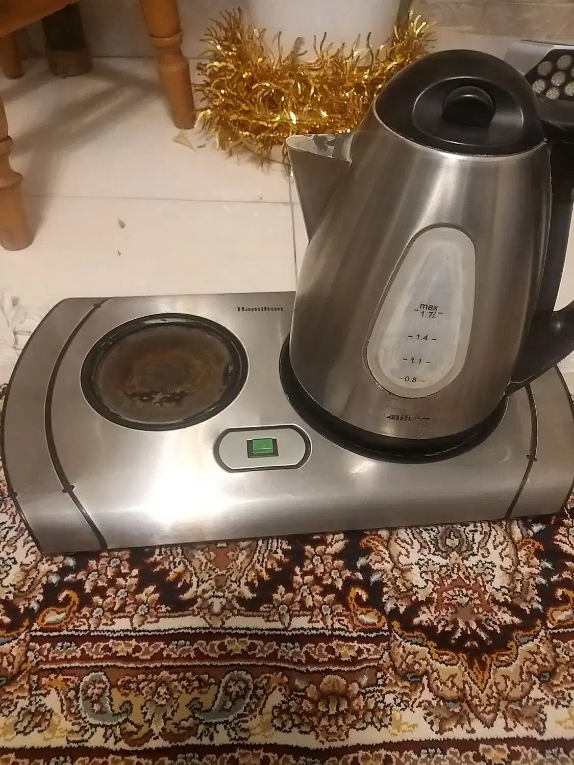 چایساز کتری برقی|سماور، چای‌ساز، قهوه‌ساز|تهران, اختیاریه|دیوار