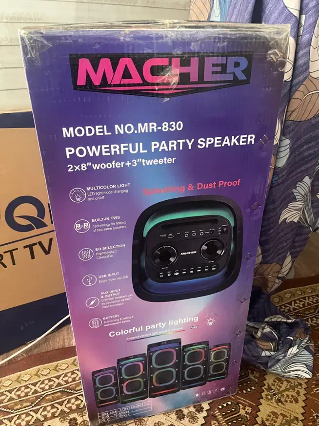 اسپیکر مچر/مدل۸۳۰ شارژی|سیستم صوتی خانگی|کرمان, |دیوار