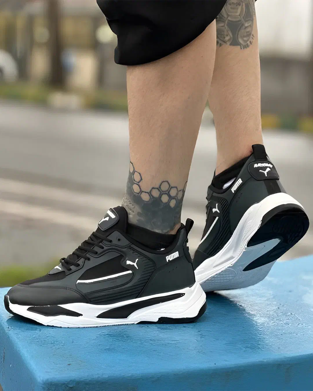 کفش puma مشکی|کیف، کفش، کمربند|کهنوج, |دیوار