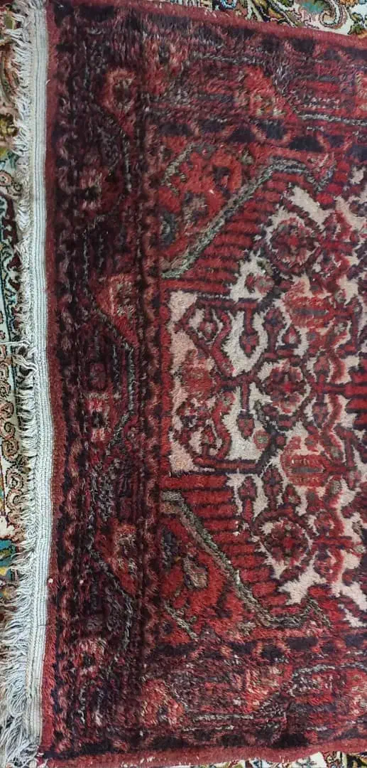 فرش دست بافت کناره قدیمی|فرش|رباطکریم, رباطکریم|دیوار