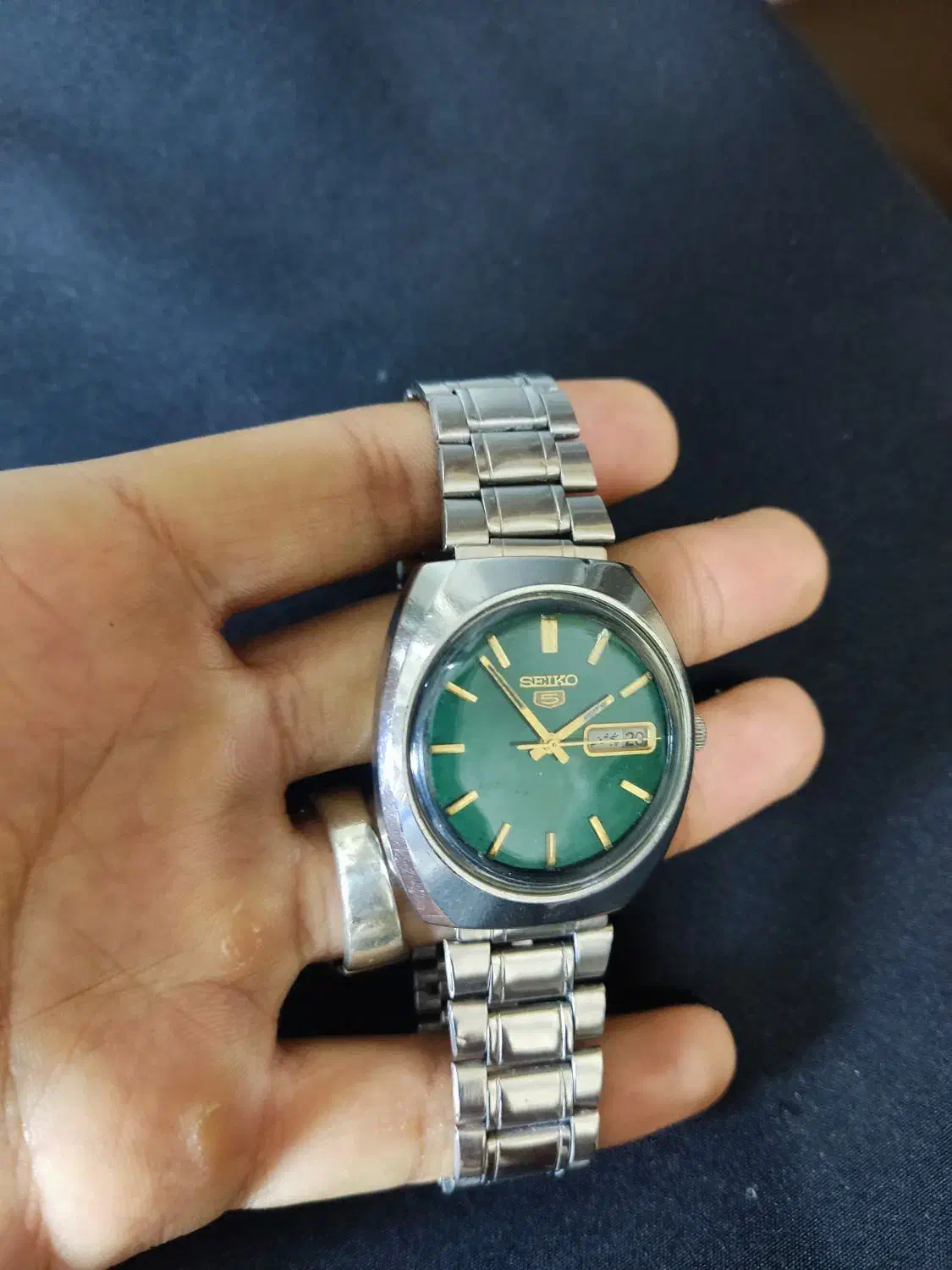 سیکو پنج اتومات صفحه خاص قاب درشت|ساعت|قم, شاه احمد قاسم|دیوار