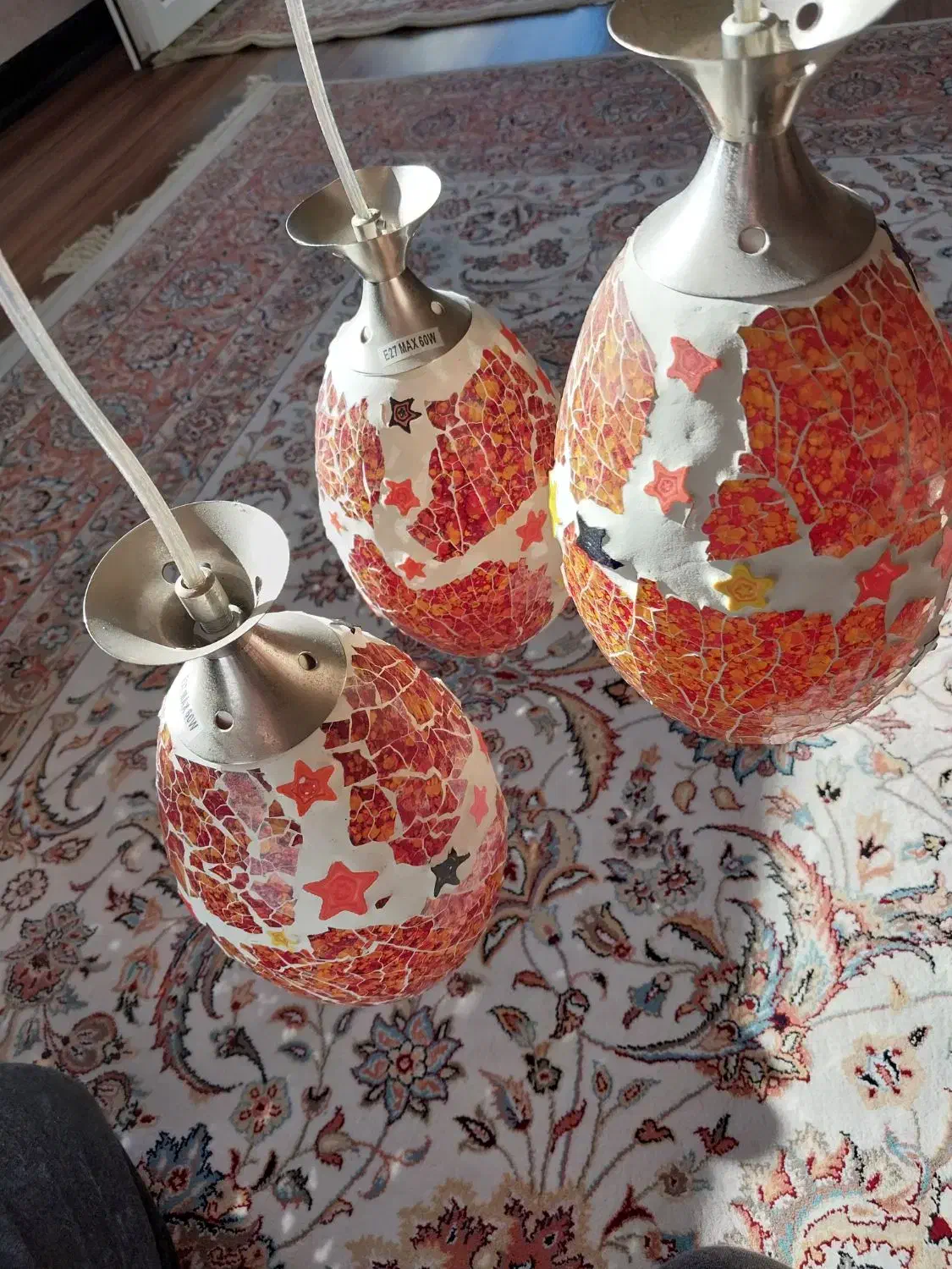 لوستر|لوستر و چراغ آویز|هشتگرد, شهرک بعثت|دیوار