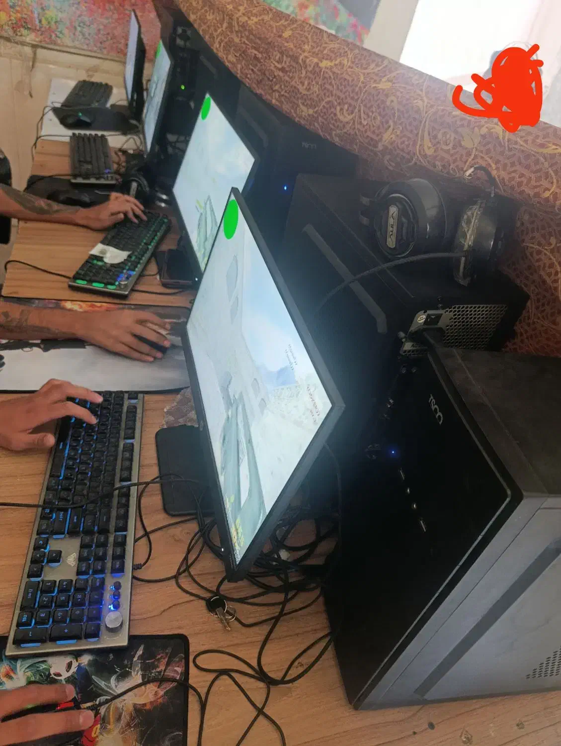 فروش گیمنت 9عدد سیستم موس ایکس7|رایانه رومیزی|زرند, |دیوار