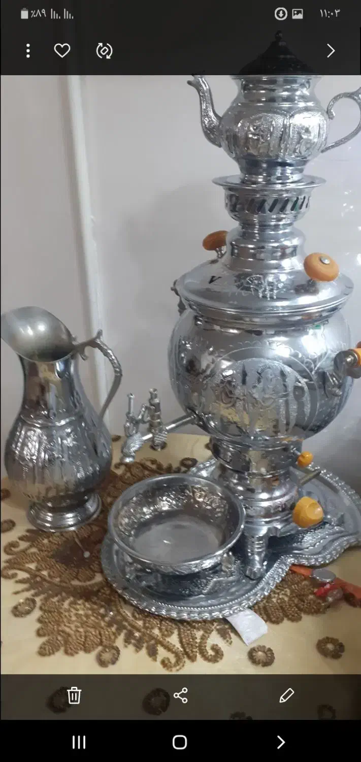 ست سماور|سماور، چای‌ساز، قهوه‌ساز|کرمانشاه, |دیوار