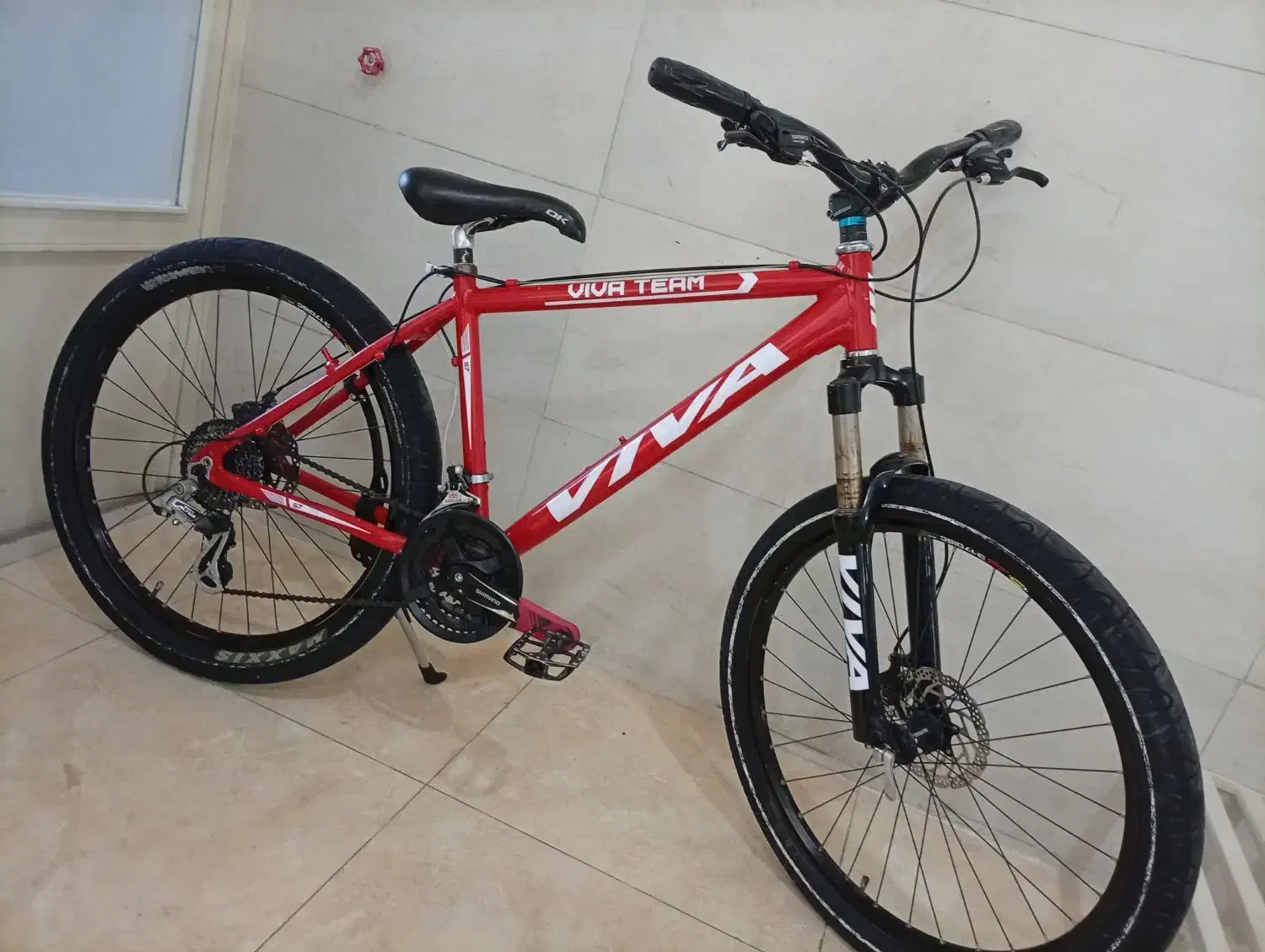دوچرخه  26 VIVA المنیوم با قطعات گران قیمت شیمانو‌|دوچرخه، اسکیت، اسکوتر|مشهد, احمدآباد|دیوار