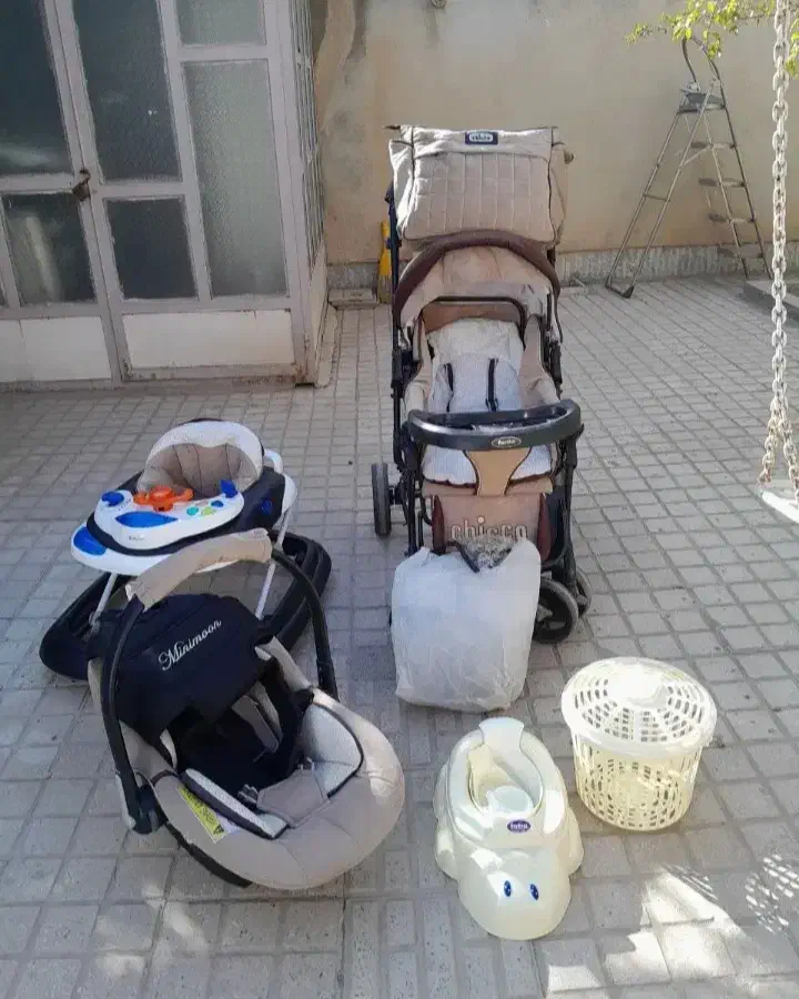 ست کامل کاسکه ومتعلقات.*قیمت مناسب* برای سیسمونی|کالسکه و لوازم جانبی|احمدآبادمستوفی, |دیوار