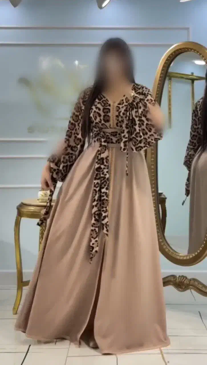 سرهمی های پلنگی ماکسی های زیبا نگین دوزی|لباس|قم, بنیاد|دیوار