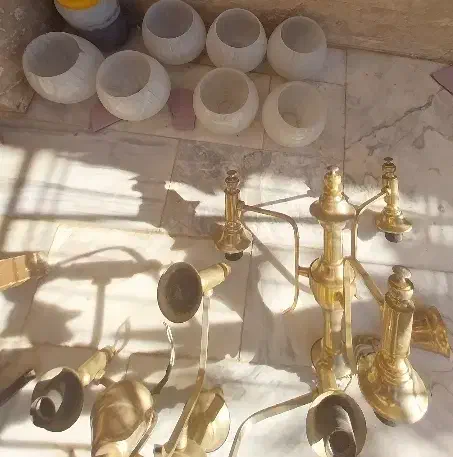 لوستر|لوستر و چراغ آویز|گلپایگان, |دیوار